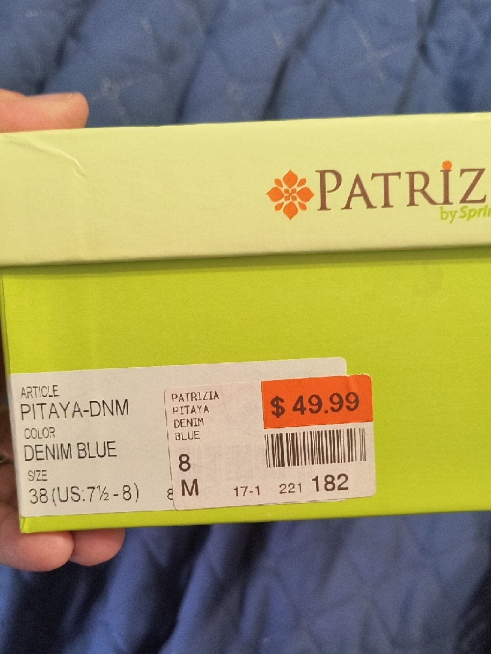 Payrizia Women's Brown and Blue Braided Wedge Sandals - Picture 8 of 8